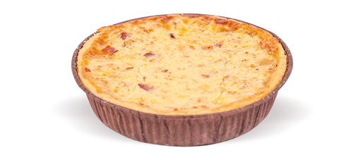 Quiche Bacon com Cebola